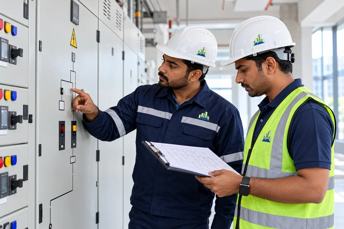 Specialist & main contracting — illustrative Motive service scene